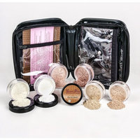 Mineral Makeup XXL KIT w/ COSMETIC CASE Full Size Set Sheer Bare Skin Powder Cover