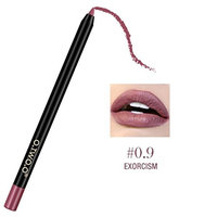 Leoy88 12 Colors Professional Lipliner Makeup Waterproof Lip Liner Easyliner Pencil