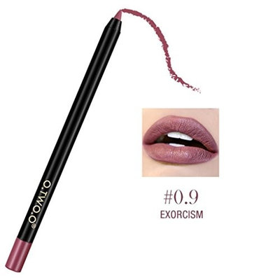 Leoy88 12 Colors Professional Lipliner Makeup Waterproof Lip Liner Easyliner Pencil