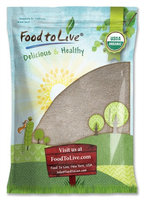Organic Whole Buckwheat Flour - Non-GMO, Unbleached, Unbromated, Unenriched, Stone Ground, Bulk, Powder, Meal (by Food to Live) (16 Pounds)
