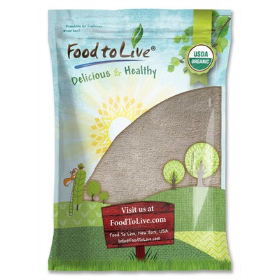 Organic Whole Buckwheat Flour - Non-GMO, Unbleached, Unbromated, Unenriched, Stone Ground, Bulk, Powder, Meal (by Food to Live) (16 Pounds)