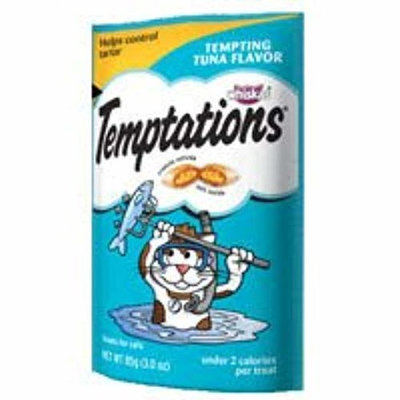 Whiskas Temptations Cat Treats Tempting Tuna Flavor 2 Bags Tartar Control Treats