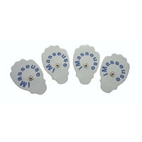 iMasseuse Premium Electronic Massager Replacement Pads 2 Pair (4 individual pads) by iMasseuse