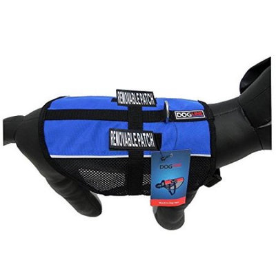 Dogline N0250-2 13-16 inch Max Aire Dog Mesh Vest, Blue