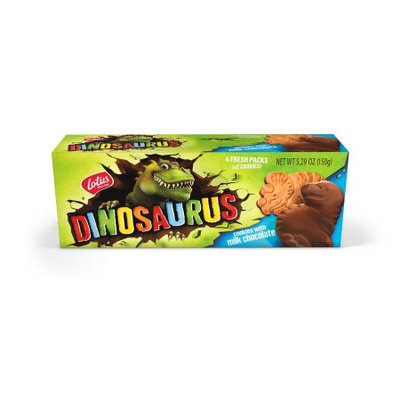 Lotus Bakeries Dinosaurus Milk Chocolate 2p x 4, 12 pack