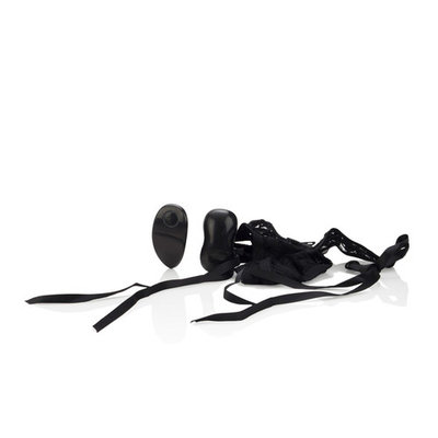California Exotic Novelties Remote Control 10-Function Little Black Panty™ - Thong