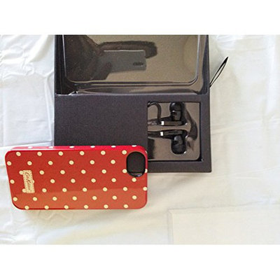 Envision Accessories Envision Iphone 5 Hard Case with Ear Buds, Black and Silver Zebra Print / Black Ear Buds