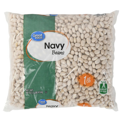 Great Value Navy Beans, 16 oz (3 Packs)