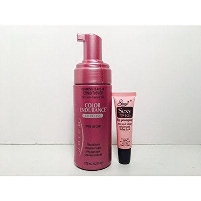 Joico Foaming Leave-in Conditioner (color lock (4.2 oz) - Free Starry Lip Plumping Gloss 10ml