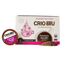 Cri Bru 100% Ground Cocoa Beans Alternative Dominican Republic Light Roast Coffee - Keurig K-Cup Pods - 24ct