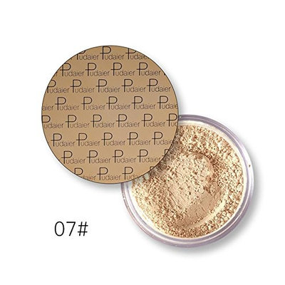JaneDream Pro Makeup Face Loose Powder Long Lasting Whitening Bronzer Contour Nude Base Foundation Comestics 07# Flesh
