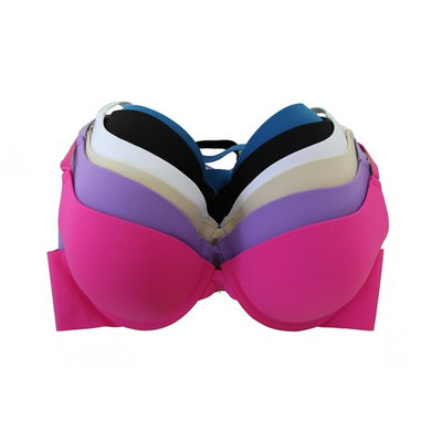 Women Bras 6 pack of Gentle Pushup T-shirt Bra B cup C cup (8883)