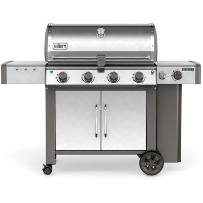 Weber Genesis II LX S-440 4-Burner Propane Gas Grill in Stainless