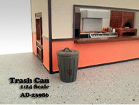 American Diorama 23986 Trash Can Accessory Set of 2 for 1-24 Scale Models