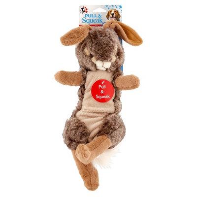 Logical Pet Pull & Squeak Rabbit Dog Toy, 1.0 CT