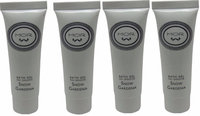 MOR Snow Gardenia Bath Gel Lot of 4 each 1.1oz bottles.4oz (Pack of 4)