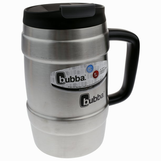 Bubba Keg Vacuum-Insulated Stainless Steel Desk Mug, 34 oz, Licorice