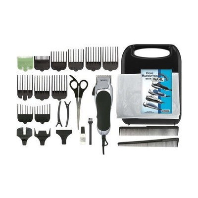 Wahl Clipper Chrome Pro Hair Clipper, Haircut Kit for Men Total Body Grooming 24 pc, Gift for men/dads/husbands/boyfriends, by the Brand used by Professionals #79524-2501