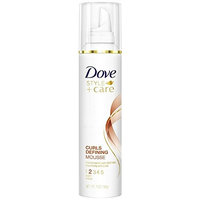 Dove STYLE+care Curls Defining Mousse, 2 Soft Hold, 7 oz (Pack of 9)