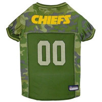NFL Pets First Camo Pet Football Jersey - Kansas City Chiefs