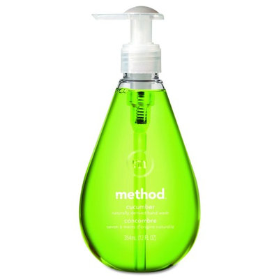 Method Gel Hand Soap, Cucumber, 12 Ounce (Pack 6)