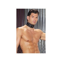 Elegant Moments Tough Leather Collar l9147 Black Leather