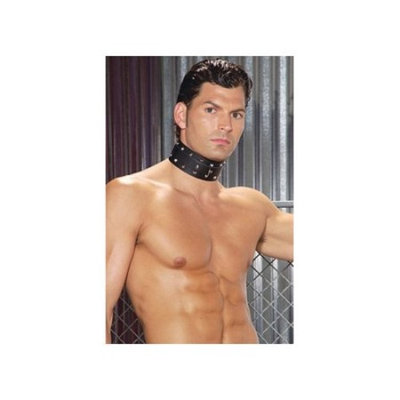 Elegant Moments Tough Leather Collar l9147 Black Leather