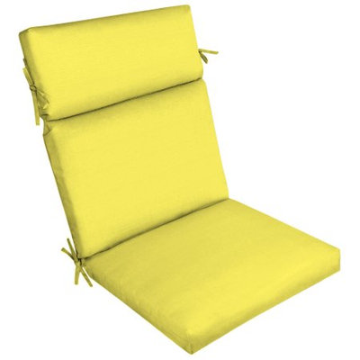 Arden Companies Better Homes and Gardens Outdoor Patio Dining Chair Cushion, Yellow Texture