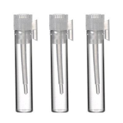Grand Parfums 1ml Glass Perfume Sample Vials for Essential Oil Bottles (Vials and Caps) (50 count)