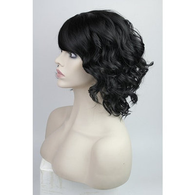 Women's Short Curly Wig Fashion Full Hair Wig
