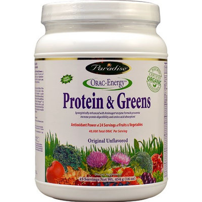 Paradise Herbs Orac Energy Protein Greens - 16 oz - HSG-165316