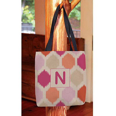Thumbprintz - Batik Monogram Tote Bag