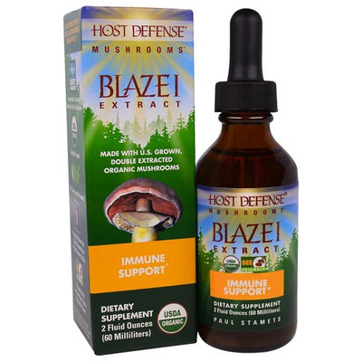 Fungi Perfecti, Host Defense Mushrooms, Organic Blazei Extract, Immune Support, 2 fl oz (60 ml)
