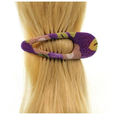 Annie Loto Sudios Jewelry Purple Side Clip Hair Accessory Style, 1.25 in. - 377A