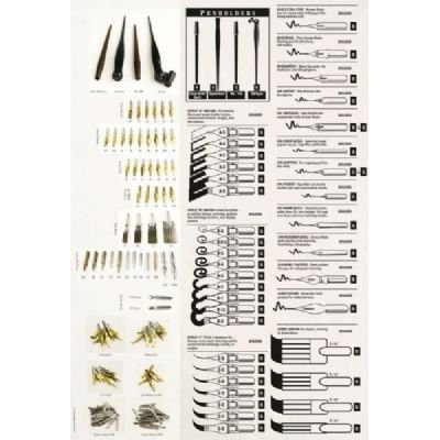 Speedball Art H9459 Classic Gold & Black Pen Nib Holder