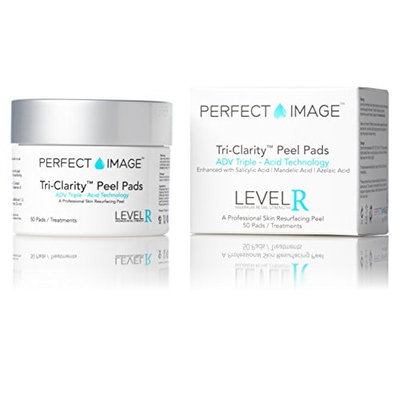 TRI-Clarity Peel Pads 10% (Daily-Use) - Enhanced with Salicylic Acid | Mandelic Acid | Tea Tree Oil | Green Tea Extract