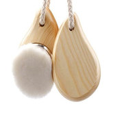 NUOLUX Facial Cleansing Brush Wooden Handle Facial Cleanser Massager