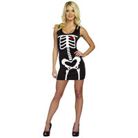 Skeleton Dress Dreamgirl 9991 Black/White