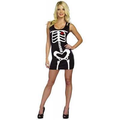 Skeleton Dress Dreamgirl 9991 Black/White