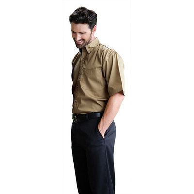 Jonathan Corey Mens Teflon Treated Short Sleeve Twill