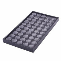 50Pcs Empty Clear Box Cases Glitter Dust Powder Jewelry Display Nail Art