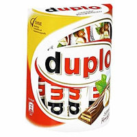 Kinder DUPLO -Chocolate hazelnut sticks -1 box- 10 bars -