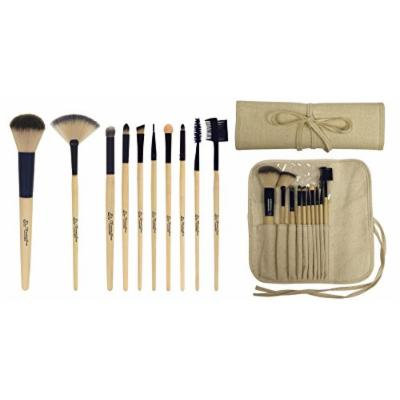 FantaSea Professional Bamboo Cosmetic Brush Set, 0.19 Ounce