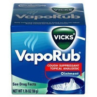 Vicks VapoRub Topical Ointment Chest Rub 1.76oz - (2 PACK)