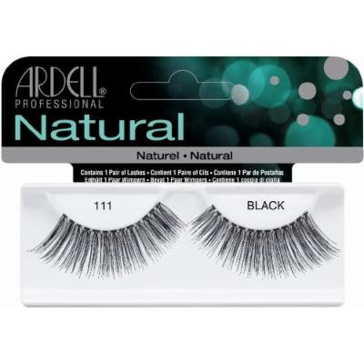 Ardell Fashion Lashes False Eyelashes - #111 Black (Pack of 4) (Pack of 2)