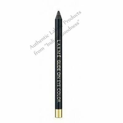 Lakme 9 to 5 Glide on Eye Color 1.2 g (Metallic Black) + Free Gifts + Free Shipping - by Indian Goodness