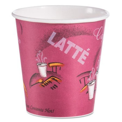 Solo Cups SOLO Cup Company Bistro Design Hot Drink Cups, Paper, 10 oz, 1000/Carton
