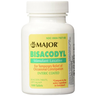 Qualitest Pharmaceuticals Bisacodyl Tablets 5 Mg 1000