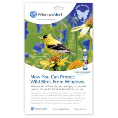 Window Alert WINDA3 Bird Safety Window Decals - Butterfly