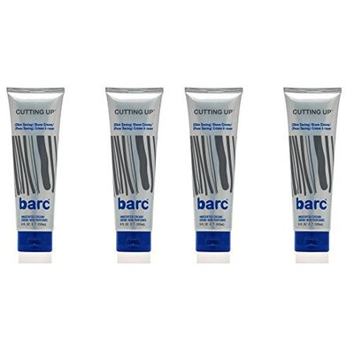 Barc Cutting Up, Unscented Shave Cream, 6 Oz (Pack of 4) + FREE Scunci Black Roller Pins, 18 Pcs